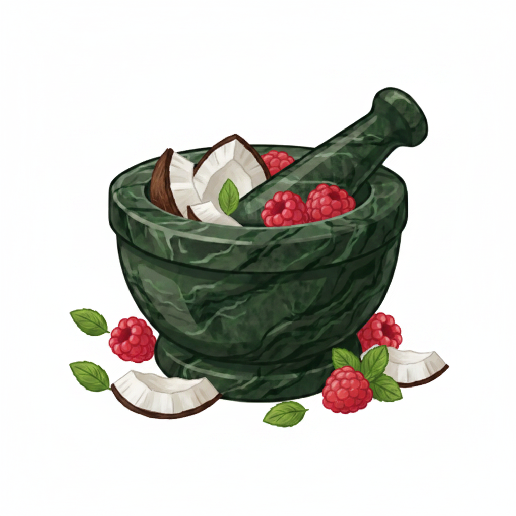Raspberry & Coconut Lip Healer 12g