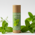 Bounti Balms Cool Fresh Peppermint natural lip balm 12g compostable tube, handmade in New Zealand